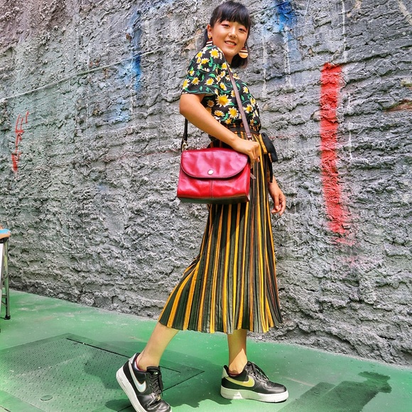 Pleated wide leg pants - Picture 6 of 7